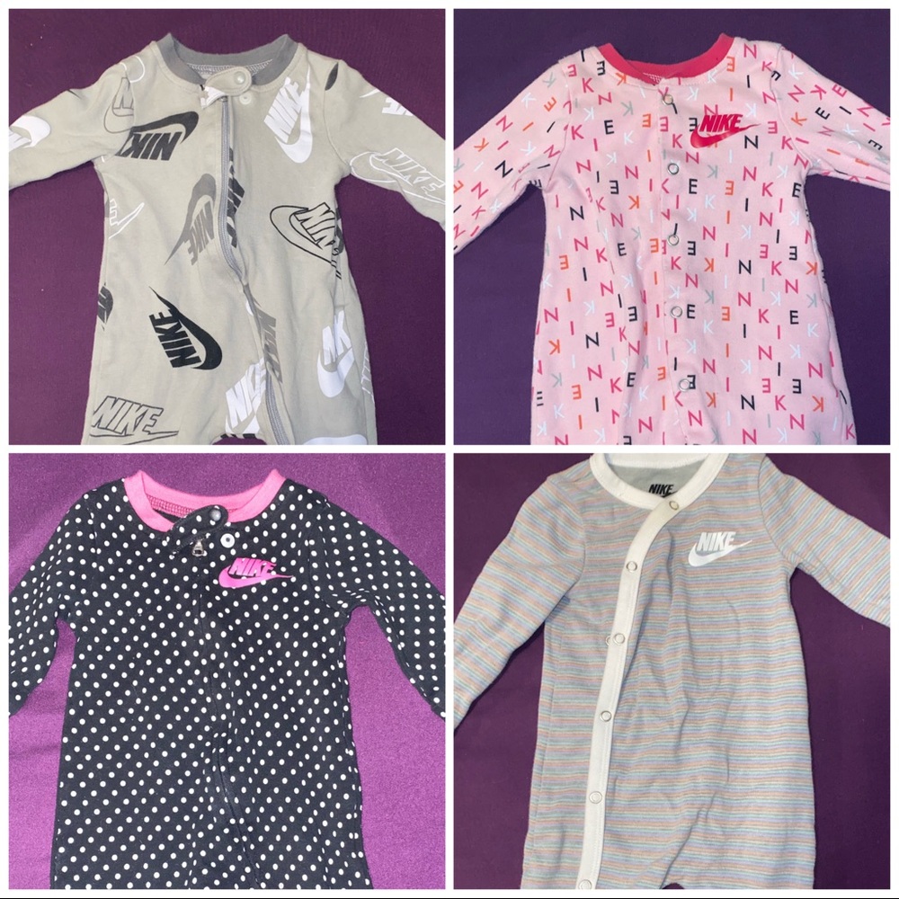 3 month Nike footie bundle